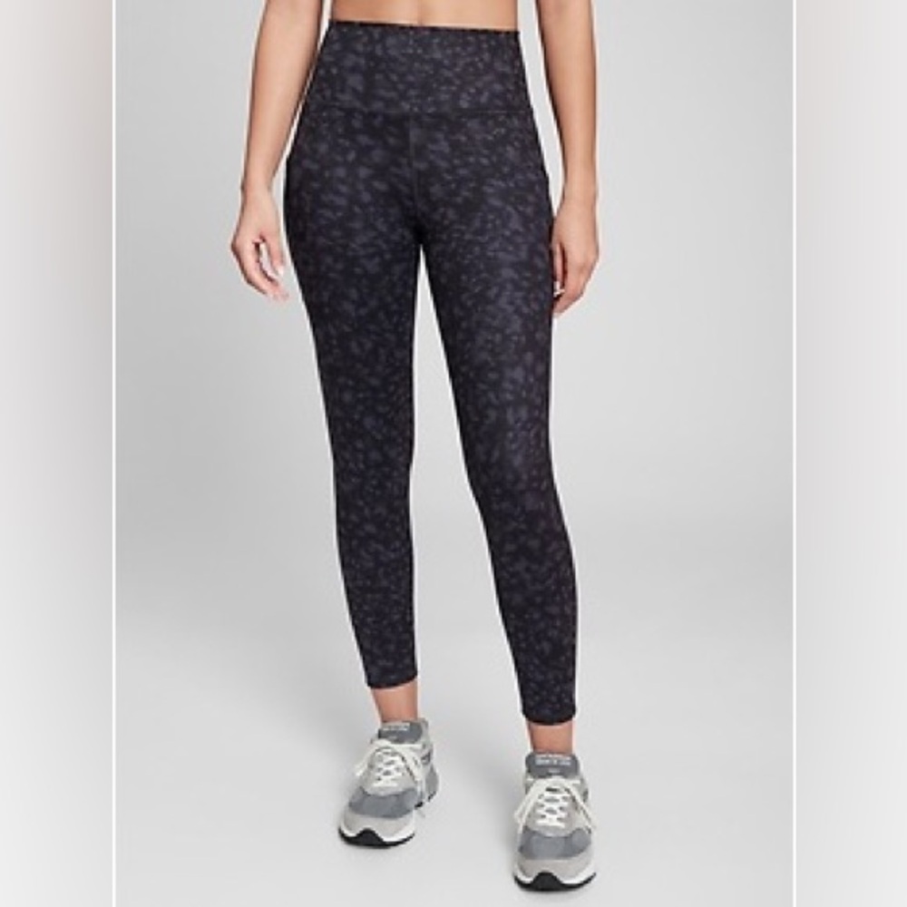 Gap Fit Leggings Power Move High Rise Ankle Workout Pants New